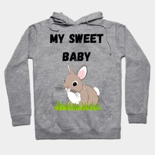 beautiful rabbit Hoodie